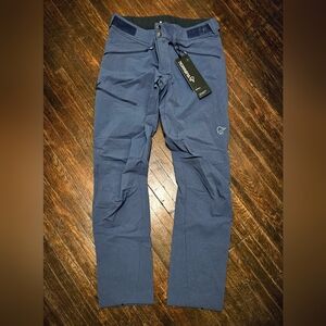 NEW Norrona Women's M falketind flex1 Hiking Softshell Pants - Blue - MSRP $239